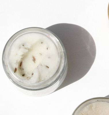 Among the Flowers Moisturizing Whipped Salt Scrub in Lavender ATF46