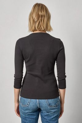 Lilla P 3/4 Sleeve Boatneck Top