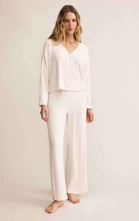 Z Supply Dawn Smocked Rib Pant