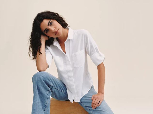 Bella Dahl Split Back Button Down 