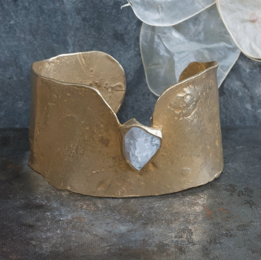 Emilie Shapiro Orion Cuff Rose Quartz ES31