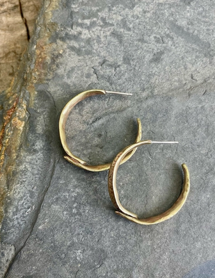 Emilie Shapiro Large Seagrass Hoops ES33