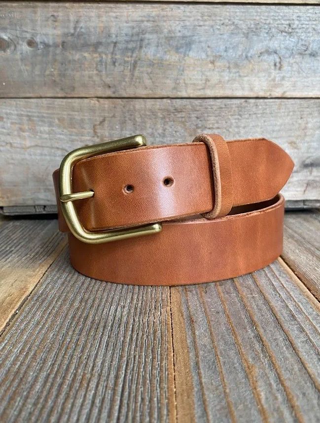 Kingdom Leather Belt in Brown