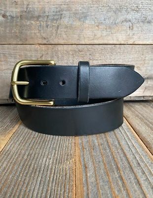 Kingdom Leather Belt in Black