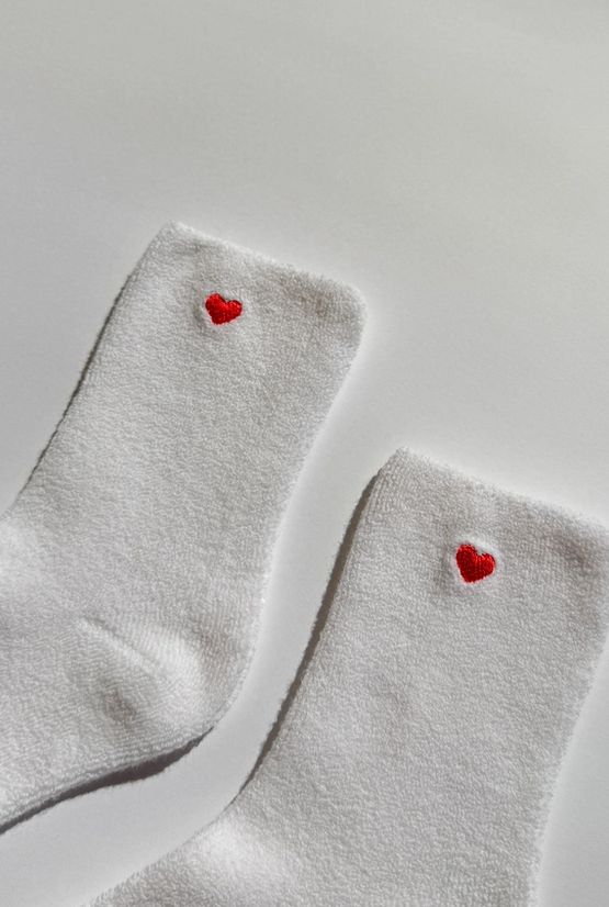 Le Bon Shoppe Embroidered Cloud Socks
