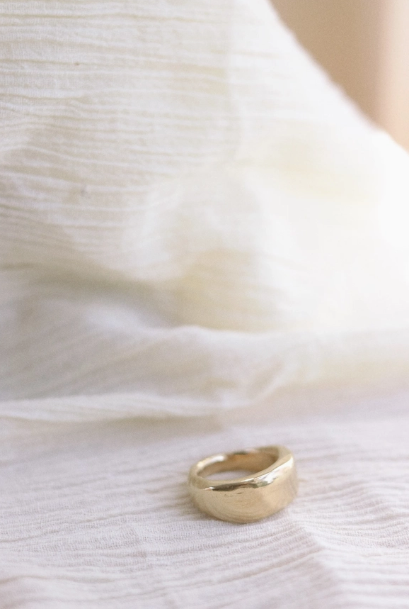 Goldie Jewelry Brass Mudra Ring Size 6 GJ67