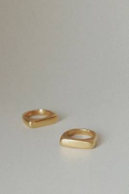Goldie Jewelry Brass Fields Ring Size 7 GJ42