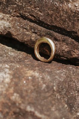 Goldie Jewelry Brass Femme Ring Size 8 GJ60