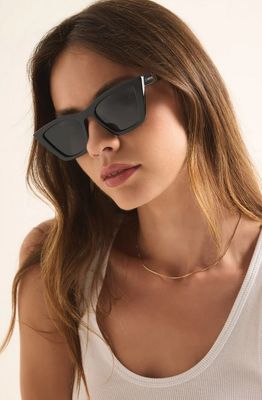 Z Supply Villa in Polished Black Grey Polarized 