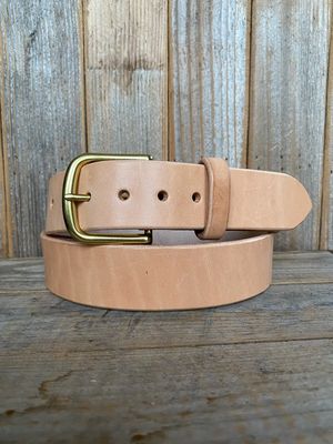Kingdom Leather Belt in Natural