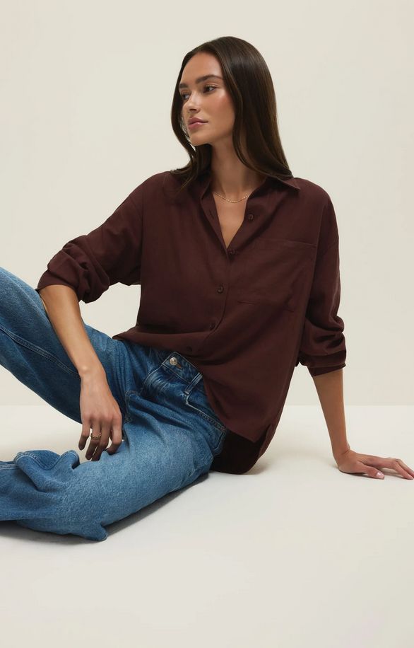 Z Supply Alfie Button Up Shirt (Two Colors)