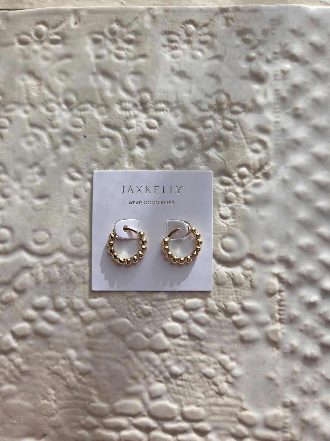Jax Kelly Ball Hoop Small Earrings JX24