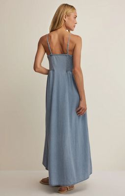 Z Supply Angel Eyes Twill Midi Dress
