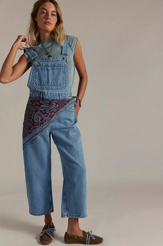 Free People Deep Trance Overall in Tunnel Vision