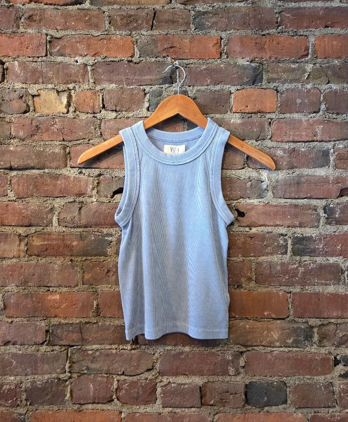 Mila Ribbed Crop Tank Top (Two Colors)
