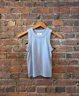 Mila Ribbed Crop Tank Top (Two Colors)