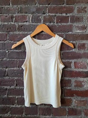 Mila Ribbed Crop Tank Top