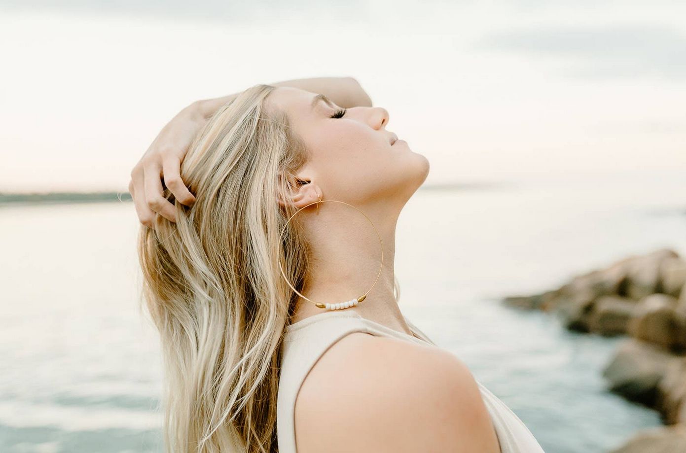 Goldie Jewelry Acadia Goddess Hoops GJ58