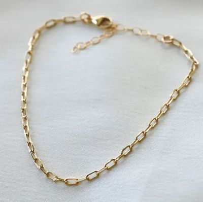 Katie Waltman Jewelry Miniature Paperclip Chain Bracelet KW47