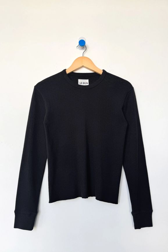 Le Bon Shoppe Pointelle Fundamental Tee