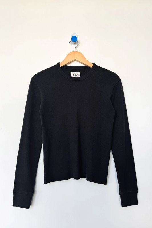 Le Bon Shoppe Pointelle Fundamental Tee