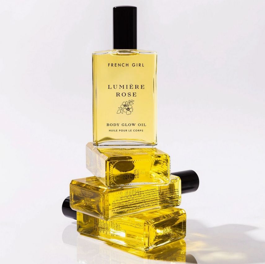 French Girl Organic Hydrating Rose Body Oil - 3.4 oz