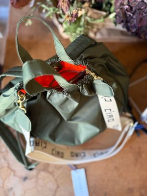 Clare V. Sac Tout Backpack in Army Recycled Nylon