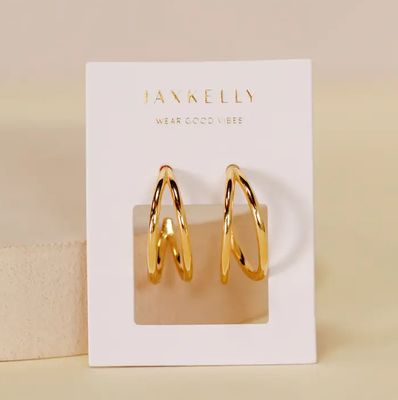 Jax Kelly Illusion Double Hoop JX48