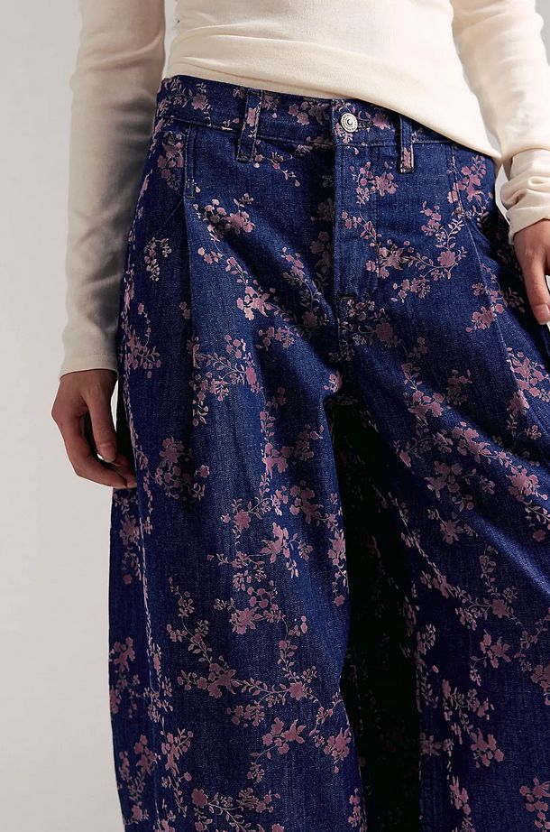 Free People About That Baggy Trouser Jeans