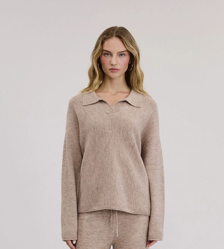 Flat White Laura Sweater Top