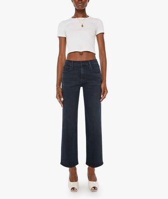 Mother Mid Rise Rambler Zip Ankle Night in Venice