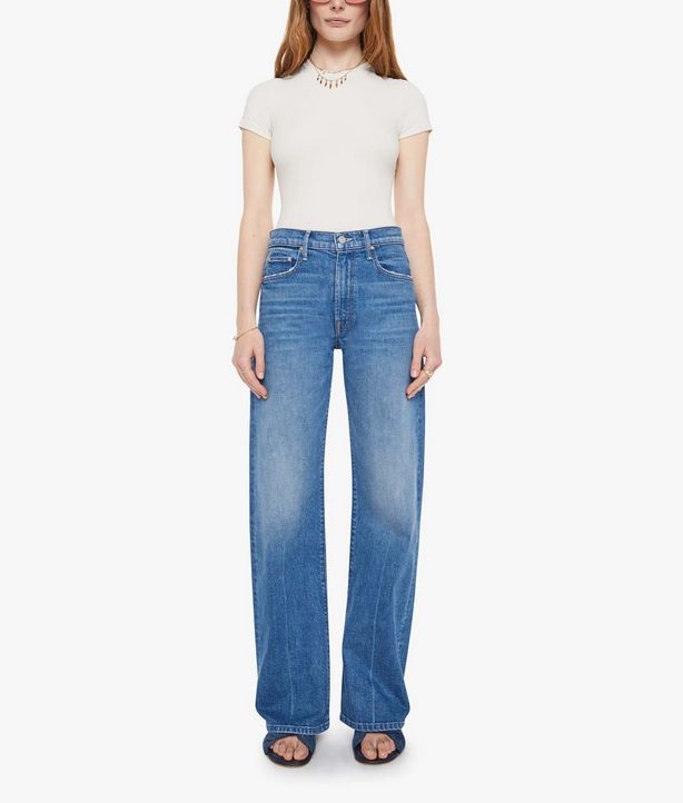 Mother Mid Rise Lasso Sneak Get Two Birds Stoned