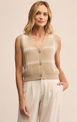 Z Supply Oliver Plaid Sweater Vest