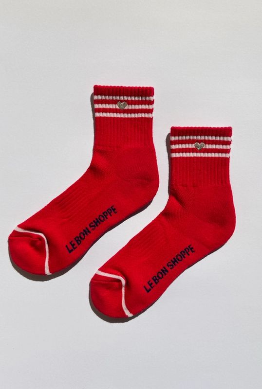 Le Bon Shoppe Embroidered Girlfriend Socks