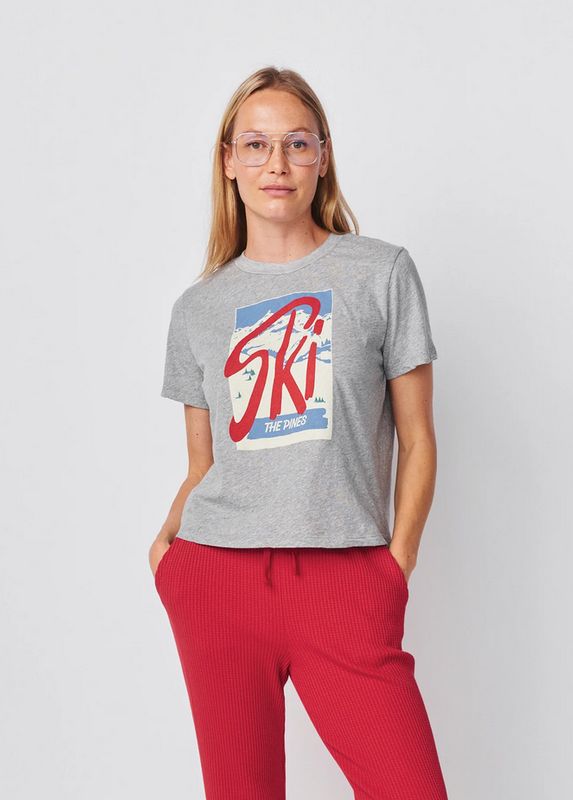 Sundry Ski The Pines Boxy Crew Tee