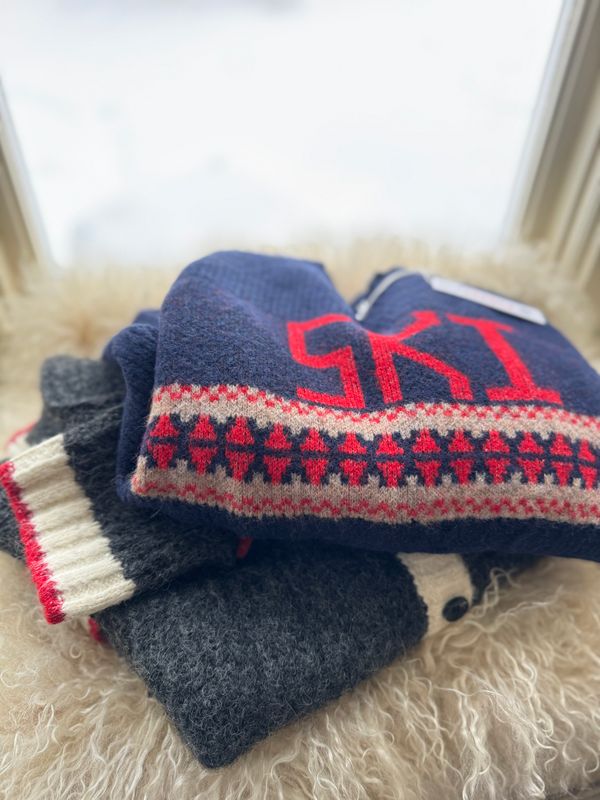 Sundry Jacquard &amp; Cable Pullover Sweater