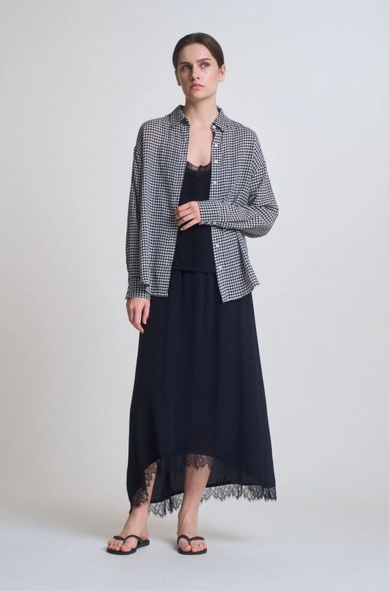 Grade &amp; Gather Button Up Check Shirt