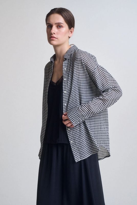 Grade &amp; Gather Button Up Check Shirt