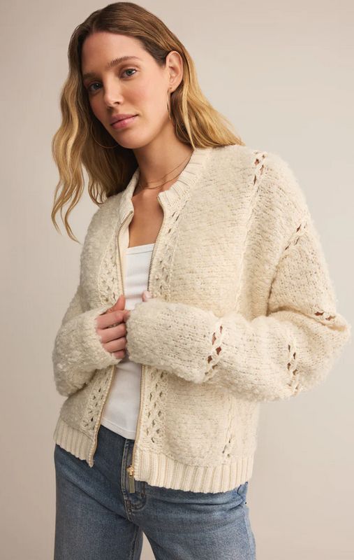 Z Supply Sundance Zip-Up Sweater Jacket