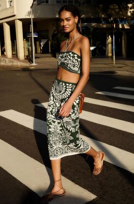 Farm Rio Miranda Knit Skirt