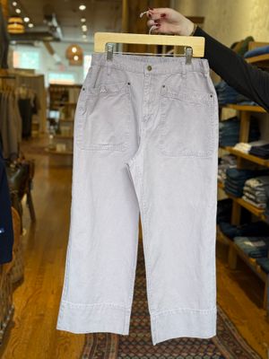 Lilla P Twill Straight Leg Pant