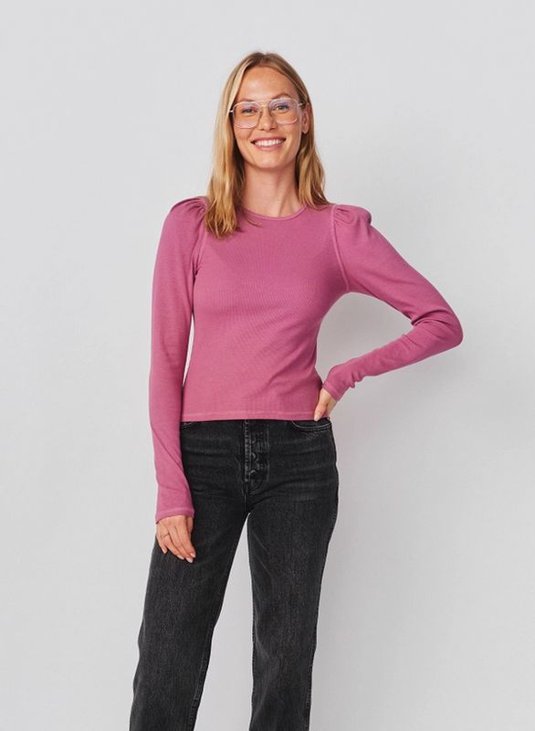 Sundry Puff Sleeve Top