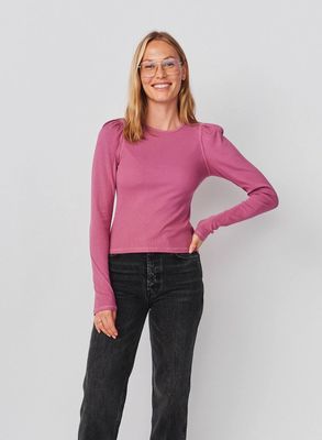 Sundry Puff Sleeve Top