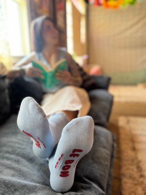 Le Bon Shoppe Ruffled Hugger Crew Socks (Multiple Colors)