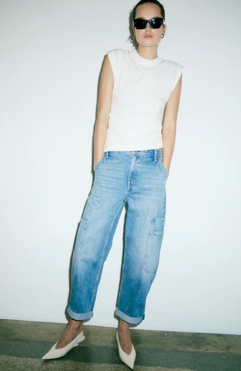 Pistola Sonny High Rise Barrel In Coastal Fade