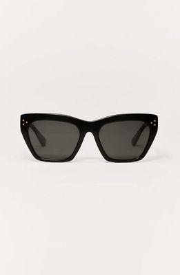 Z Supply Park Ave Polished Black- Grey Polarized
