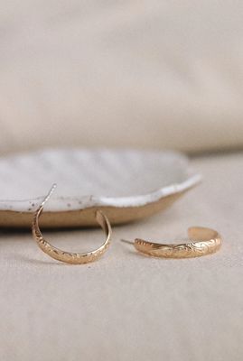 Goldie Jewlery Flora Hoops Gold Filled GL43