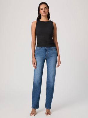 Paige Stevie 31in High Rise Straight Jean Bonjour