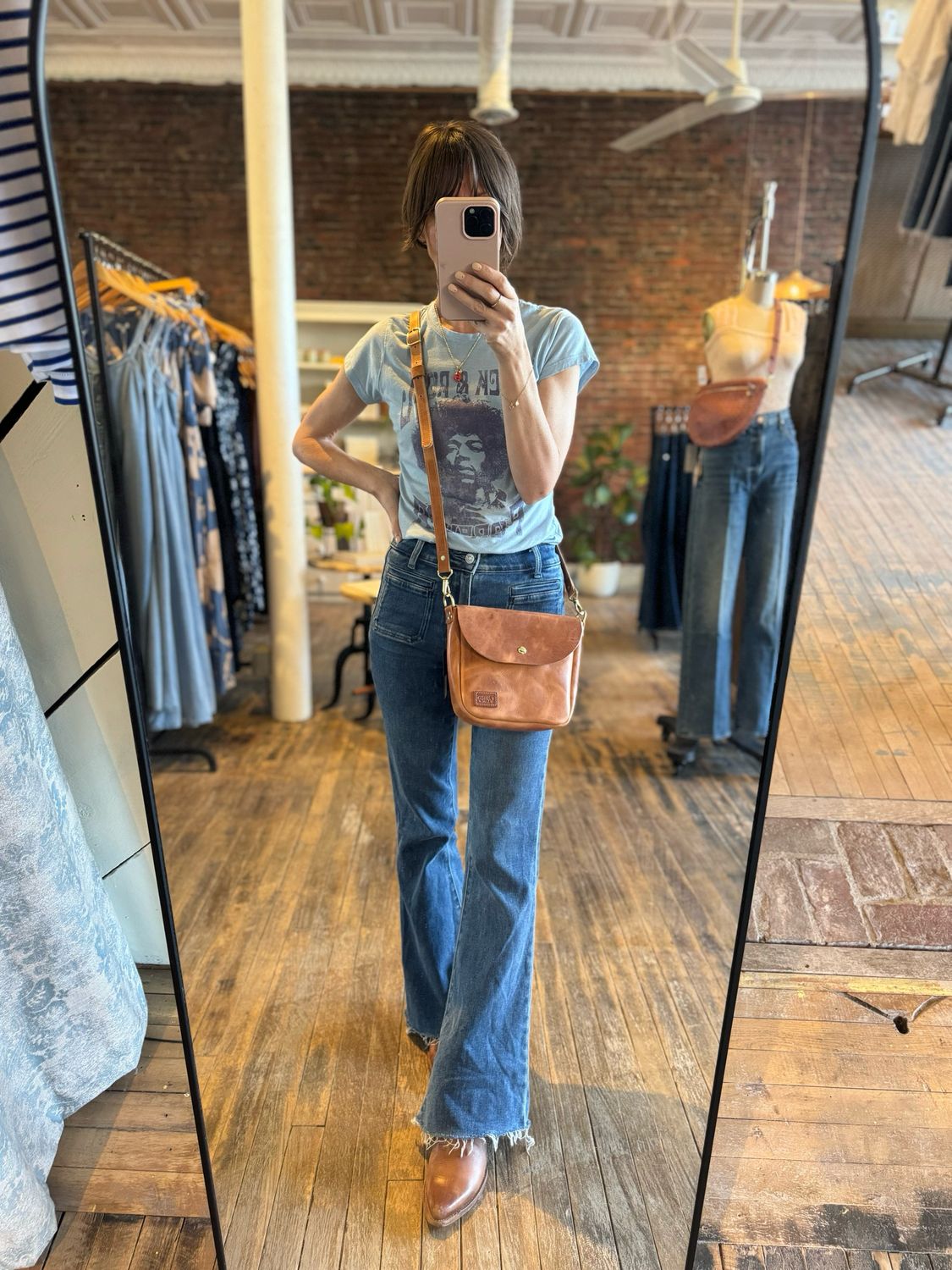 Kingdom Leather Terrapin Mini Crossbody in Natural 
