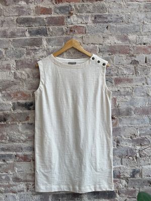 Lilla P Snap Shoulder Boatneck Dress